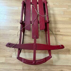 Vintage Red Flyer Sled